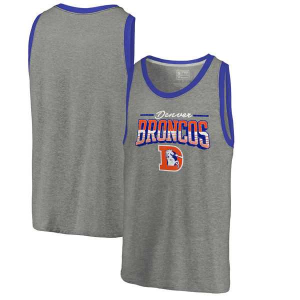 Denver Broncos NFL Pro Line by Fanatics Branded Throwback Collection Season Ticket Tri-Blend Tank Top - Heathered Gray,We sell and wholesale Denver Broncos NFL Pro Line by Fanatics Branded Throwback Collection Season Ticket Tri-Blend Tank Top - Heathered Gray on line form chian!